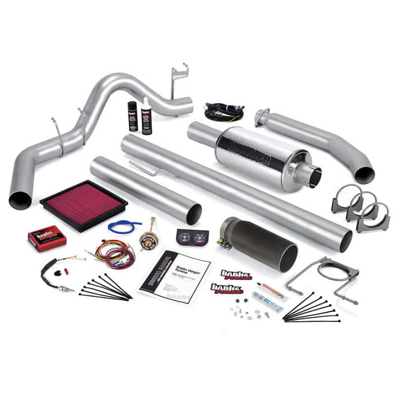 Banks Power — Banks Power 99-00 Dodge 5.9L Std Cab Stinger System - SS Single Exhaust w/ Black Tip
Power/Efficiency Sys - view 2