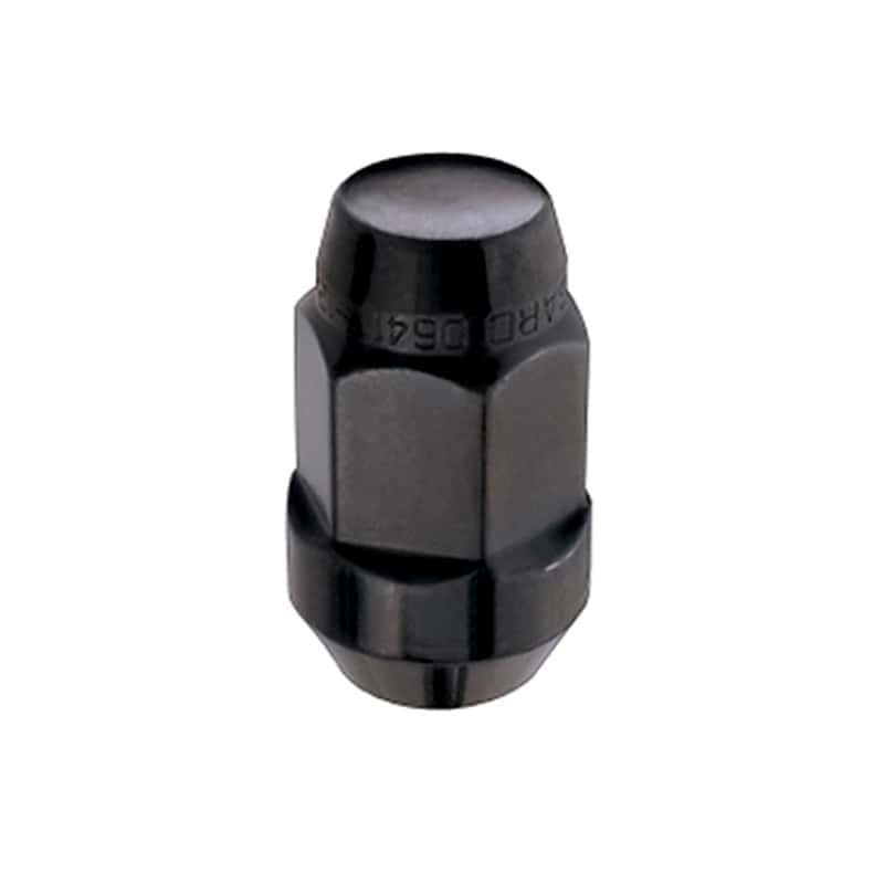 McGard — McGard Hex Lug Nut (Cone Seat Bulge Style) M14X1.5 / 22mm Hex / 1.945in. Length (4-Pack) - Black - view 2