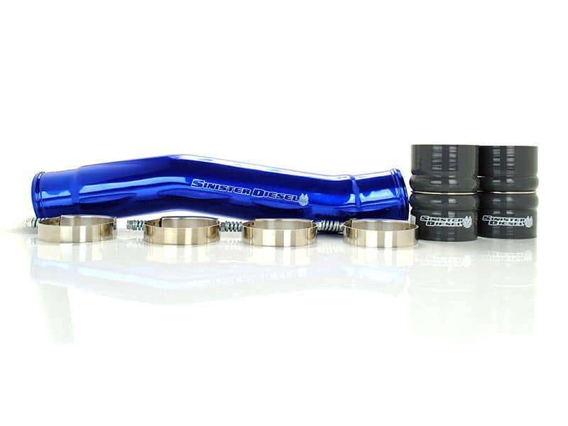 Sinister Diesel — Sinister Diesel 10-12 Dodge Cummins 6.7L Hot Side Charge Pipe
Intercooler Pipe - view 1