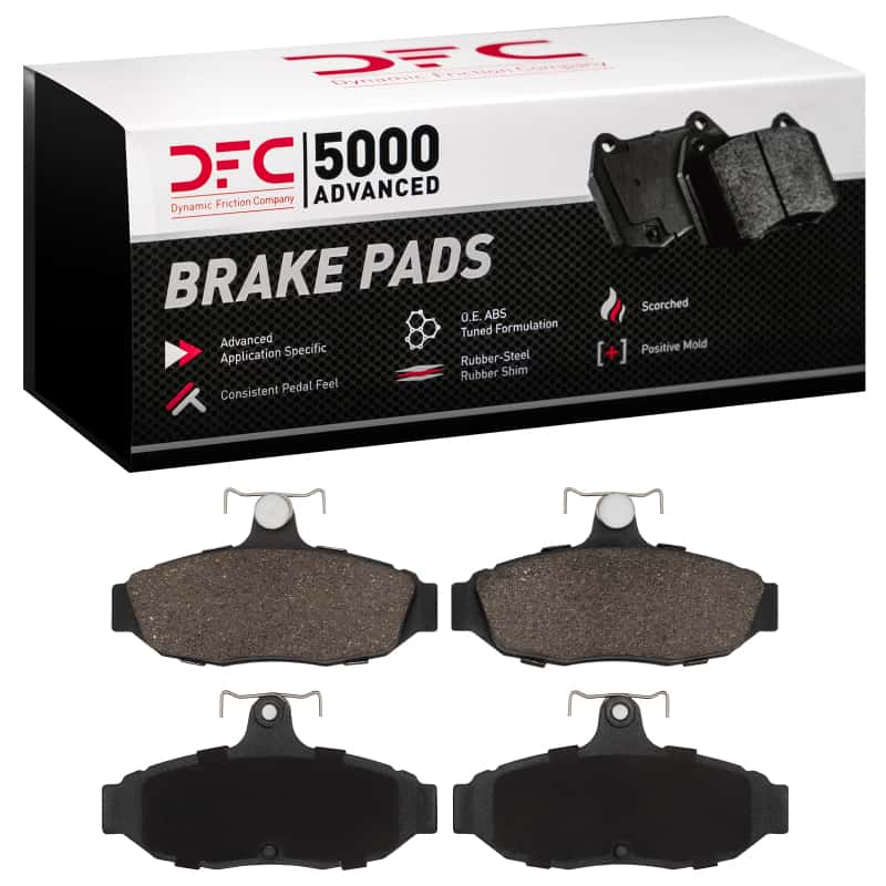DFC — DFC 86-93 Ford Mustang Rear 5000 Advanced Semi Metallic Brake Pads
DFC Brake Pad Set - view 1