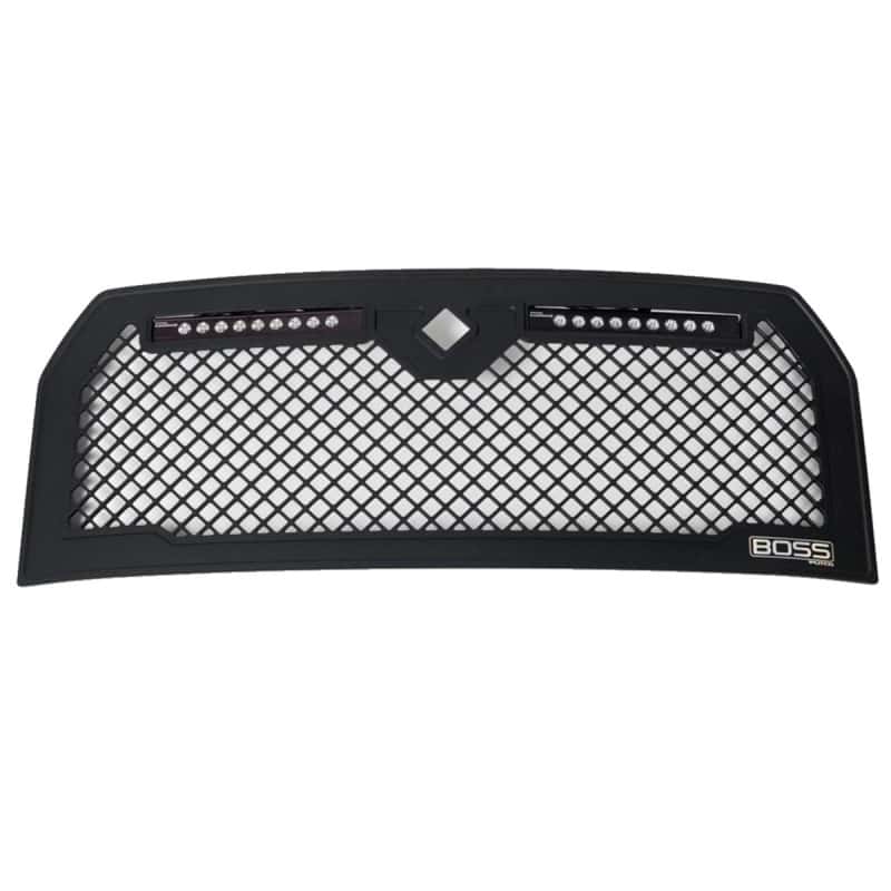 Putco — Putco 15-17 Ford F-150 Lighted Boss Grille w/ Two 10in Luminix Light Bars (w/ Camera CutOut)
Grille Insert - view 2