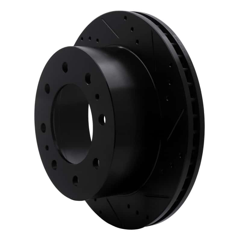 R1 Concepts — R1 11-25 Chevrolet Silverado 3500 HD Rear Right Drilled & Slotted Black Brake Rotor
R1 Brake Rotor Drill - view 2