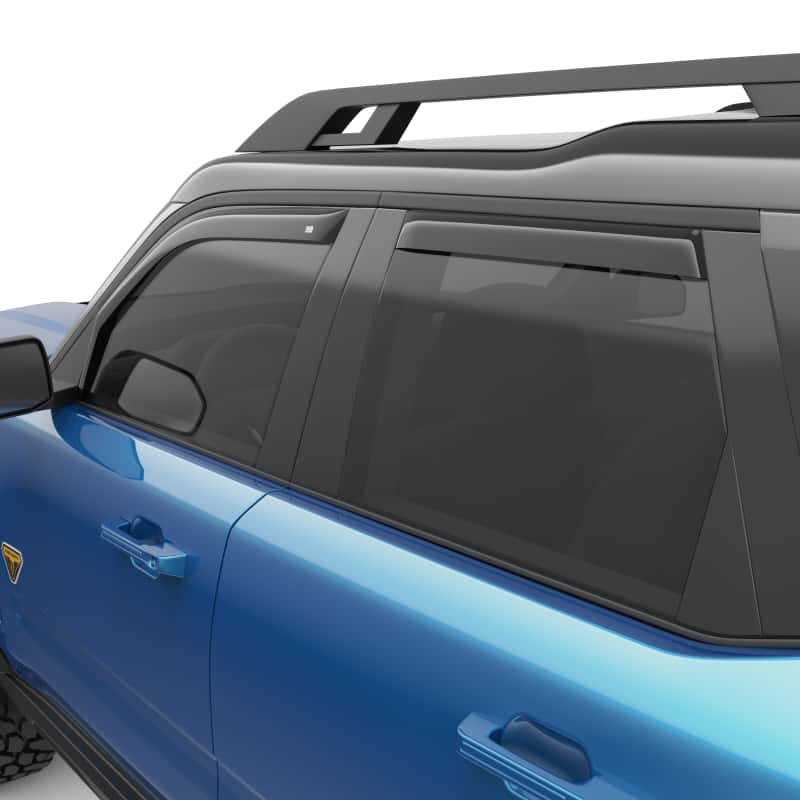 EGR — EGR 21-22 Ford Bronco Sport 4 Door In-Channel Window Visors - Dark Smoked (573561)
IN CHANNEL SMOKE 4P
573561-IC4-S - view 2
