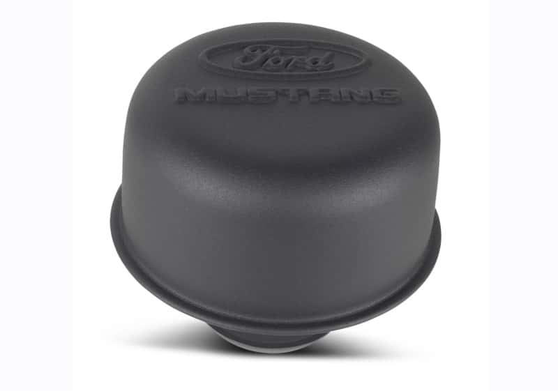 Ford Racing — Ford Racing Black Crinkle Finish Breather Cap w/ Ford Mustang Logo
Oil Breather Cap - view 7