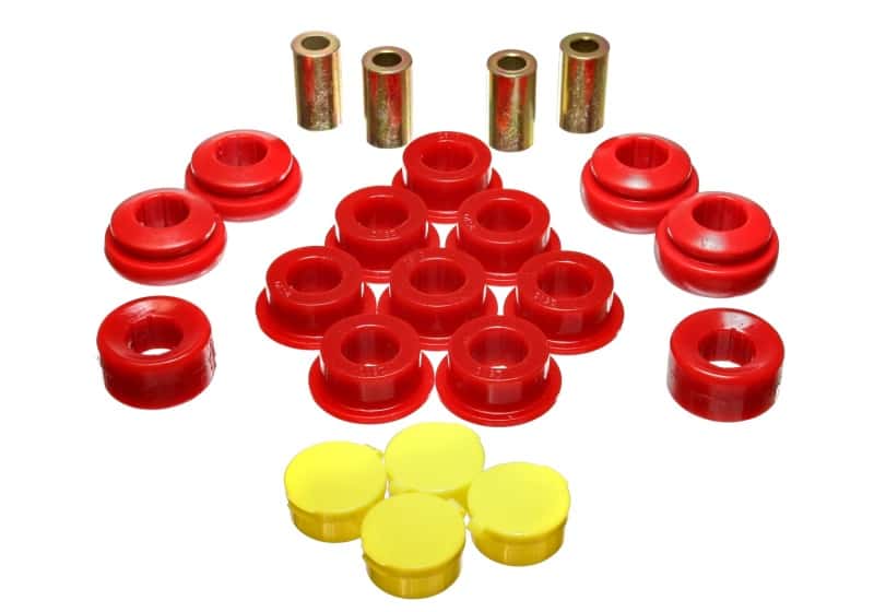 Energy Suspension — Energy Suspension 02-04 Acura RSX (includes Type S) Red Rear Control Arm Bushing Set
CntrlArmBshngKt - view 2