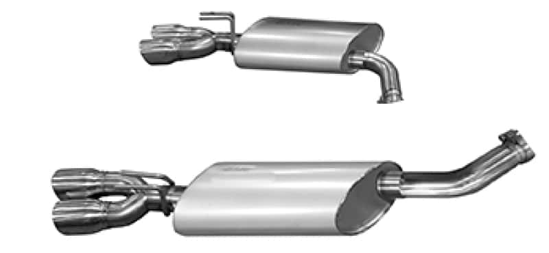 Kooks Headers — Kooks 14 Chevy SS LS3 6.2L OEM 3in Axleback Exhaust. w/and Quad 3in Slash Cut Pol Tips
2-1/2in. Axle-Back
2-1/2" Axle-Back - view 1