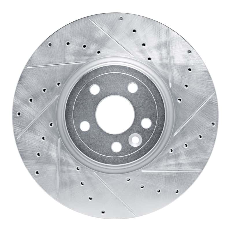 R1 Concepts — R1 17-20 Jaguar F-Pace Front Right Drilled & Slotted Silver Brake Rotor
R1 Brake Rotor Drill - view 1