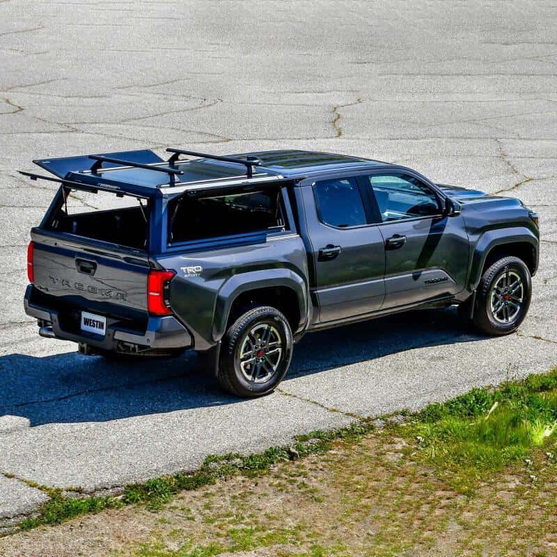 Westin — Westin EXP Truck Cap COMPLETE KIT A + BS (24-25 Toyota Tacoma 5ft. Bed) - Black - view 10
