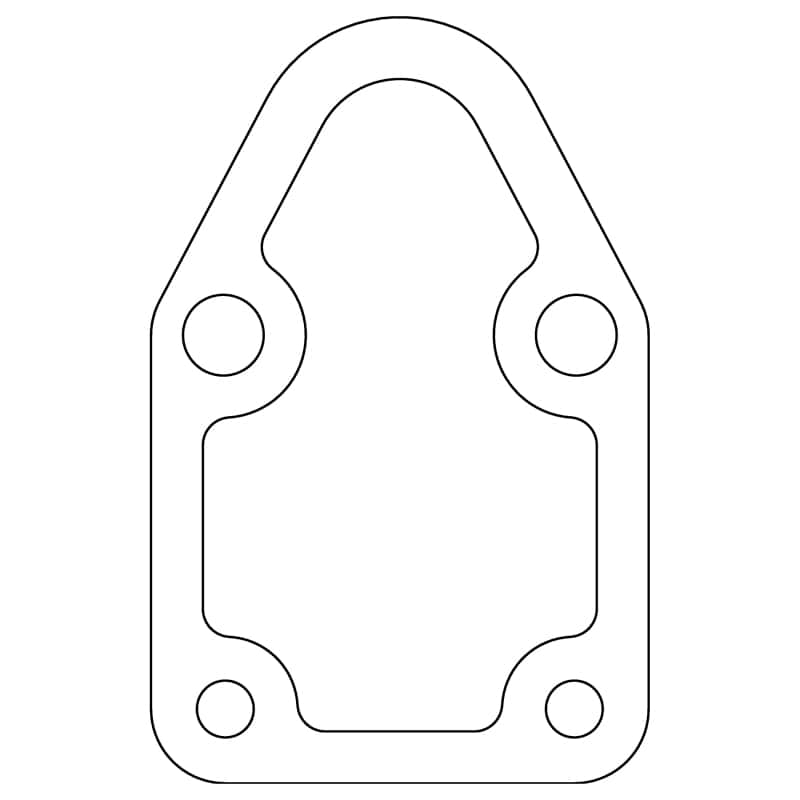Cometic Gasket — Cometic Chrysler/Ford/GM Fuel Pump Gasket .031in Fiber - 4 Bolt - 10 Pack
Fuel Pump Mount Gask - view 2