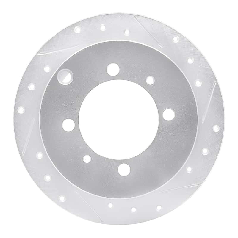 R1 Concepts — R1 92-04 Dodge COLT Rear Right Drilled & Slotted Silver Brake Rotor
R1 Brake Rotor Drill - view 1