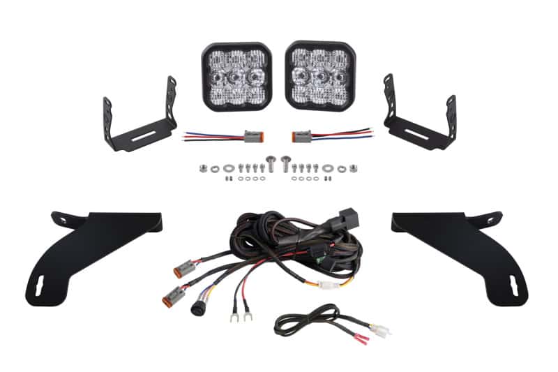 Diode Dynamics — Diode Dynamics 21-22 Ford F-150 SS5 Bumper LED Pod Light Kit Sport - White Combo - view 1