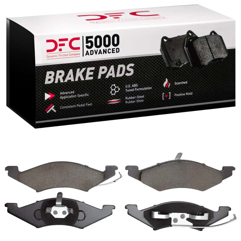 DFC — DFC 83-94 Ford EXP Front 5000 Advanced Semi Metallic Brake Pads
DFC Brake Pad Set - view 1