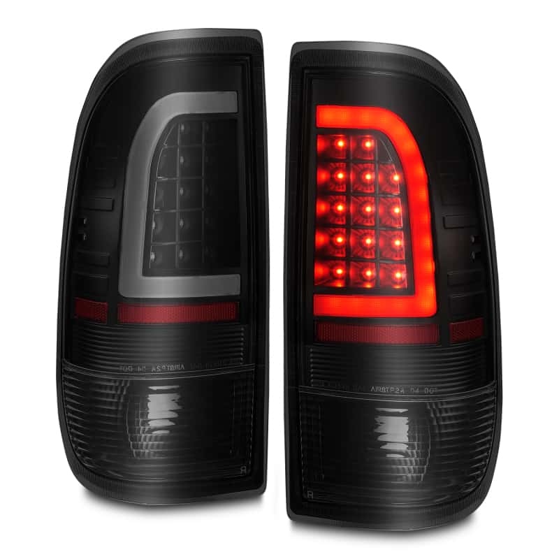 ANZO — ANZO 1997-2003 Ford F-150 LED Tail Lights w/ Light Bar Black Housing Smoke Lens
Tail Light Set - view 8
