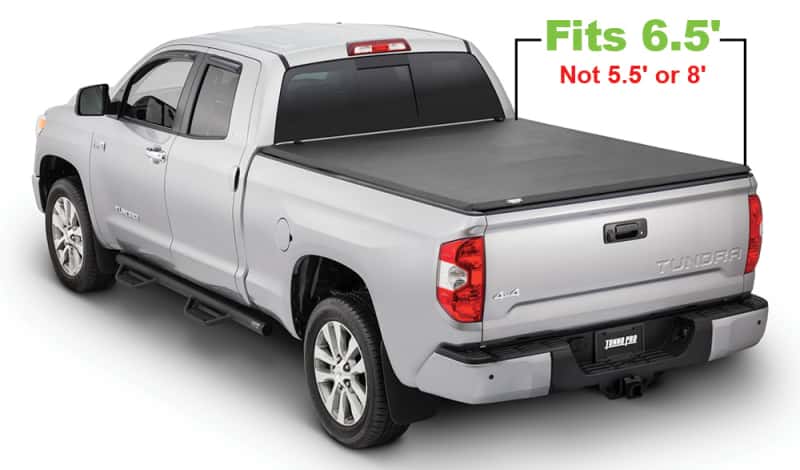 Tonno Pro — Tonno Pro 14-19 Toyota Tundra 6.5ft Fleetside Tonno Fold Tri-Fold Tonneau Cover
Soft Tri-Fold Cover - view 5