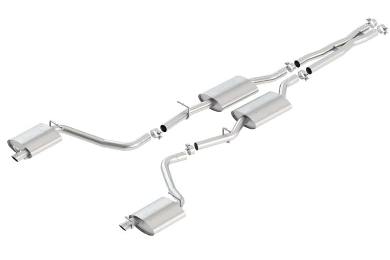 Borla — Borla 2015 Dodge Challenger 3.6L V6 ATAK Catback Exhaust No Tips Factory Valance
Cat-Back System
ExhstSysKt - view 3