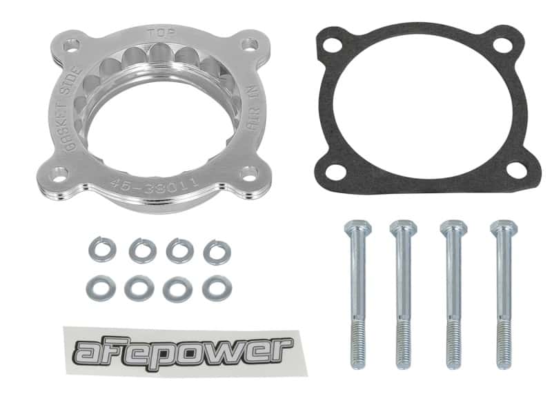 aFe — aFe Silver Bullet Throttle Body Spacer 10-18 Toyota FJ Cruiser V6 4.0L
Throttle Body Spacer - view 5