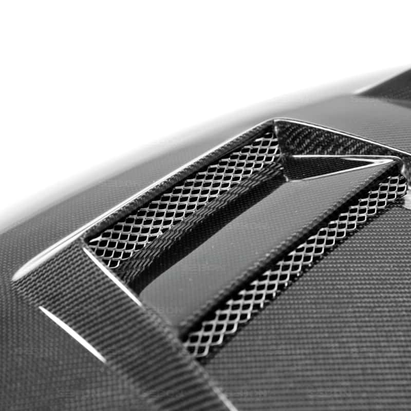 Seibon — Seibon 15-20 Volkswagen Golf MK7 DV-Style Carbon Fiber Hood - view 6
