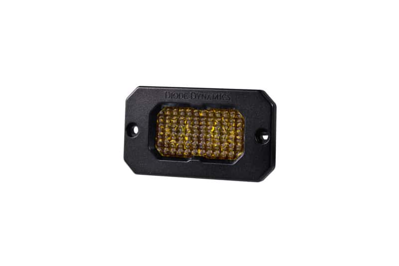 Diode Dynamics — Diode Dynamics Stage Series 2 In LED Pod Pro - Yellow Flood Flush ABL Each - view 1