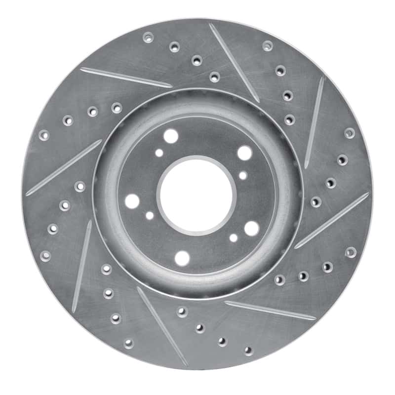 R1 Concepts — R1 06-15 Honda Civic Si Front Left Drilled & Slotted Silver Brake Rotor
R1 Brake Rotor Drill - view 5