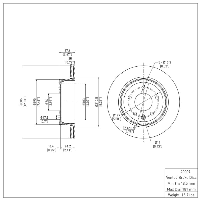 DFC — DFC 95-06 Jaguar XK8 Rear GeoSPEC Coated Rotor
DFC Brake Rotor - view 2