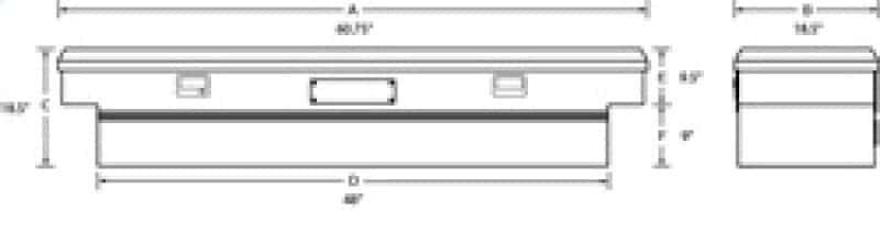 LUND — Lund Universal Alum Flush Mount Box - Brite
ALUMINUM FLUSH MOUNT
Tool Box - view 3