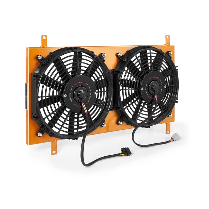 Mishimoto — Mishimoto 90-97 Mazda Miata Aluminum Fan Shroud Gold
Fan Shroud Kit - view 2