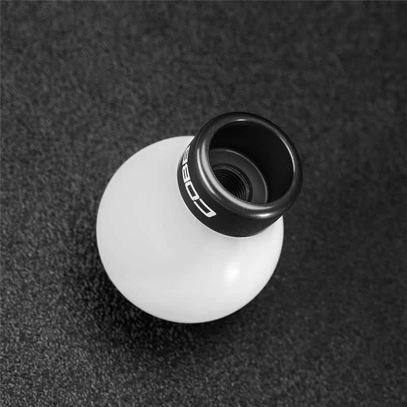 COBB — Cobb Subaru 6-Speed COBB Shift Knob - White w/Stealth Black Collar (Non-Weighted)
Cobb Subaru 6-Speed COBB Knob - White Knob w/ Stealth Black - view 4