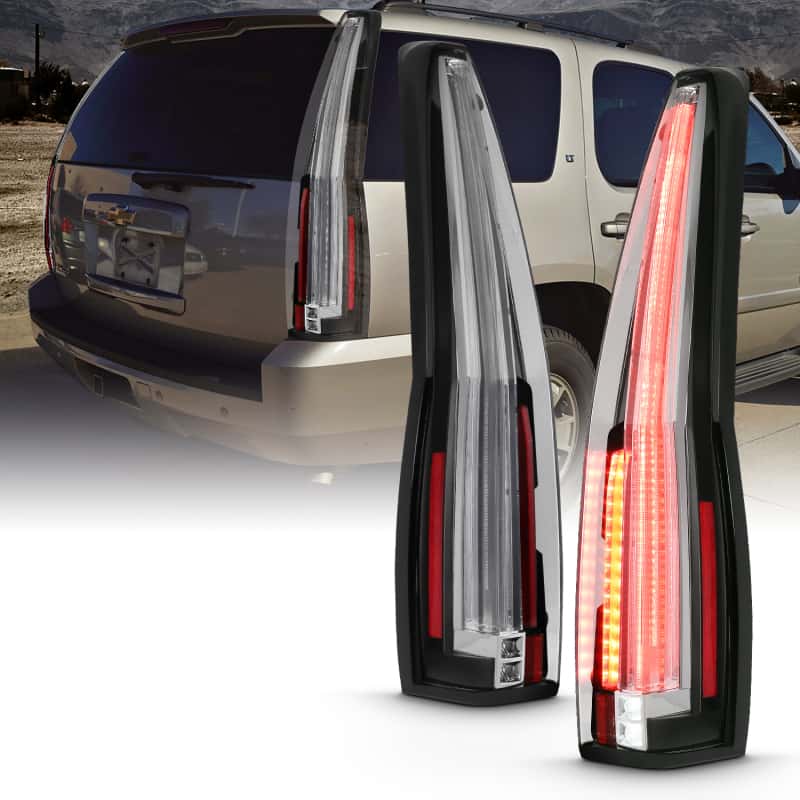 ANZO — ANZO 2007-2014 Chevrolet Tahoe Led Taillights Red/Clear
Tail Light Set
LED Taillights - view 11