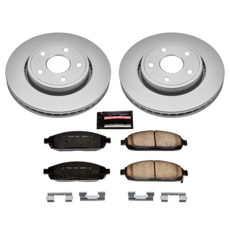 PowerStop — Power Stop 06-10 Jeep Commander Front Z17 Evolution Geomet Coated Brake Kit - view 1