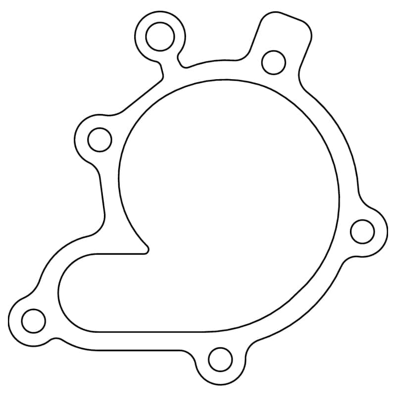 Cometic Gasket — Cometic Mazda FS-DE .031in Fiber Water Pump Gasket
Water Pump Gasket - view 2