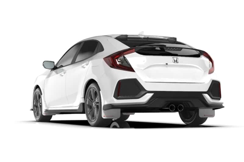 Rally Armor — Rally Armor 17-21 Honda Civic Sport/Sport Touring White UR Mud Flap w/Red Logo
Mud Flap - view 3