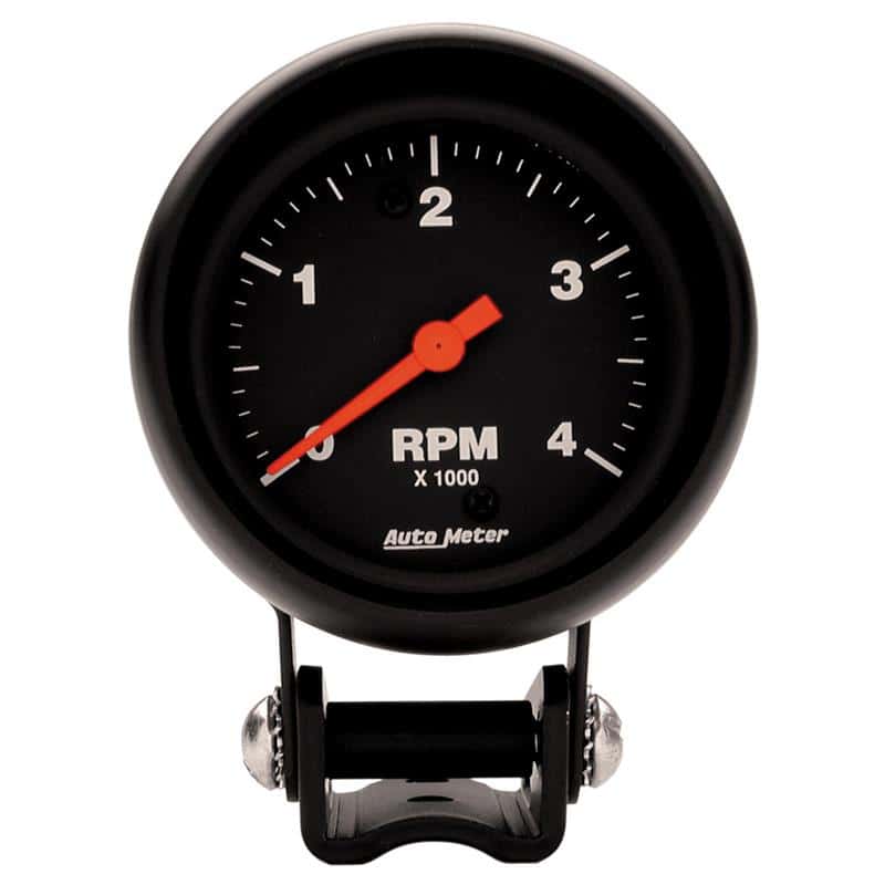 AutoMeter — Autometer Z-Series 2-5/8in 4K RPM Pedestal Tachometer Gauge
2.6" TACH 4KRPM Z - view 2