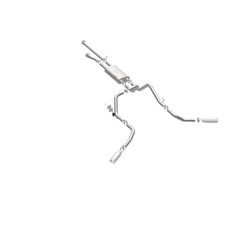 Magnaflow — MagnaFlow Cat-Back 10-15 Toyota Tundra SC LB / CC SB 4.6L/5.7L V8 SS 2.5 Dual Split Rear 4in Tip
Cat-Back - view 20