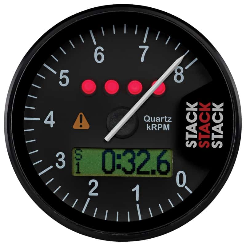 AutoMeter — Autometer Stack Display Tachometer 0-8K RPM - Black
Disp Tach Blk 8kRPM - view 1
