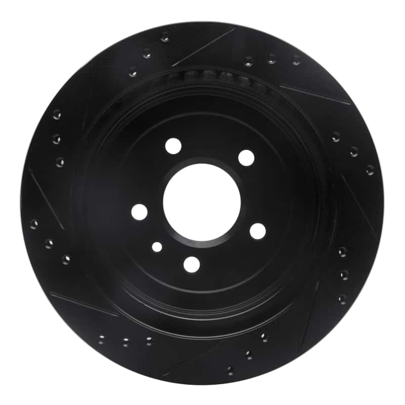 R1 Concepts — R1 13-19 Cadillac ATS Rear Right Drilled & Slotted Black Brake Rotor
R1 Brake Rotor Drill - view 5