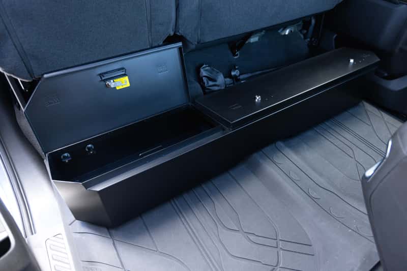 Tuffy Products — Tuffy 2019+ Chevrolet Silverado Underseat Lockbox w/ Keyed Lock
Lockbox - view 12