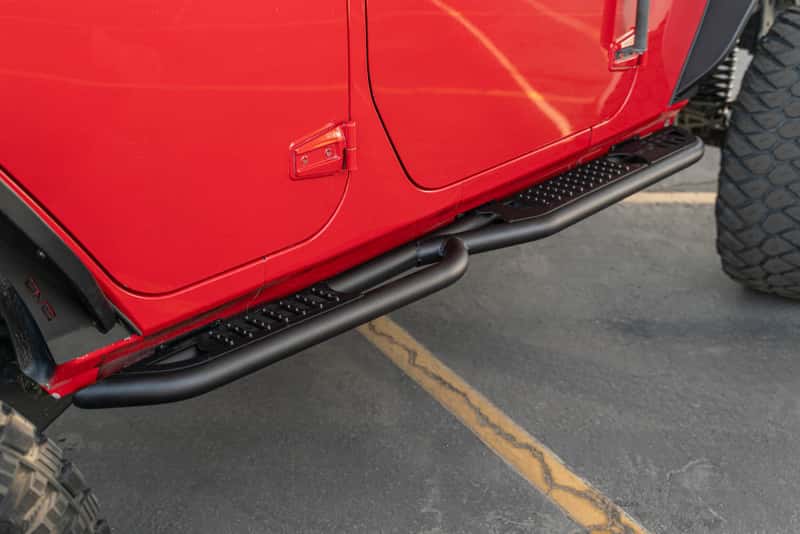 DV8 Offroad — DV8 Offroad 07-18 Jeep Wrangler JK (4 Door Only) OE Plus Side Steps
Jeep Side Steps - view 10