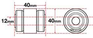 SPC Performance — SPC Performance Flex Joint xAxis BUILDER SERIES 10mm X 40mm X 1.750
CROSSAXIS JOINT
XAXIS JOINT - view 2