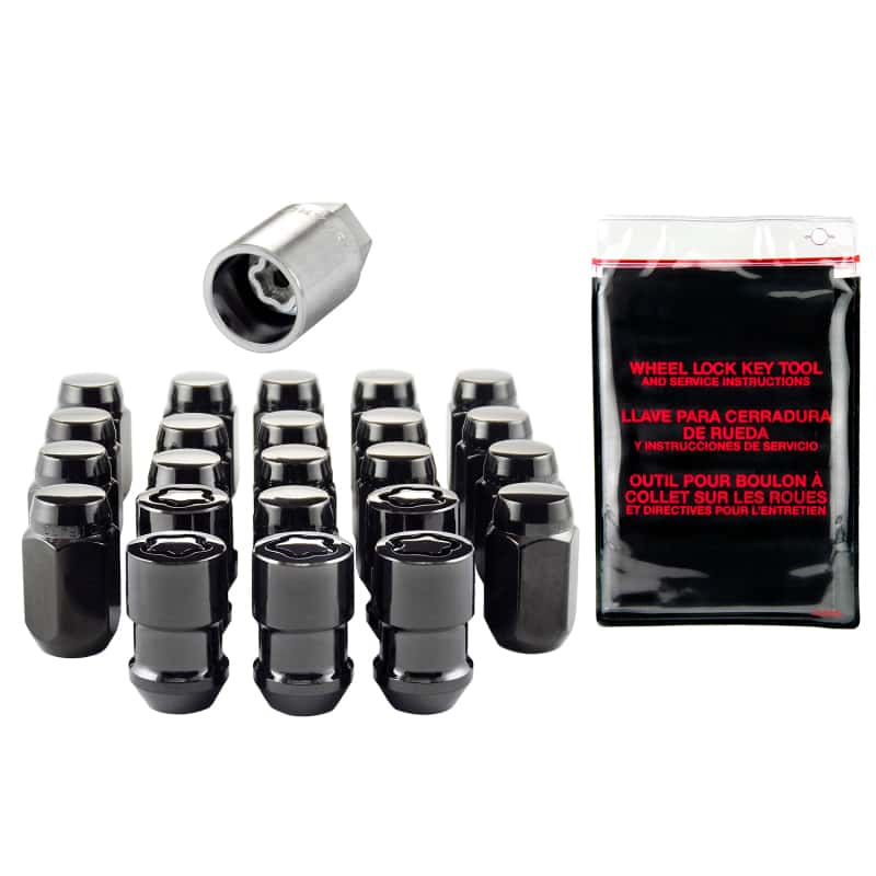 McGard — McGard Jeep Wrangler Hex Install Kit (Cone Seat) 1/2-20 / 13/16 Hex (18 Lug Nuts / 5 Locks) - Black - view 5