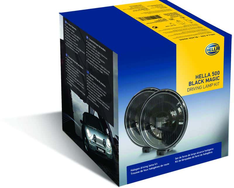 Hella — Hella 500 Series 12V Black Magic Halogen Driving Lamp Kit - view 48