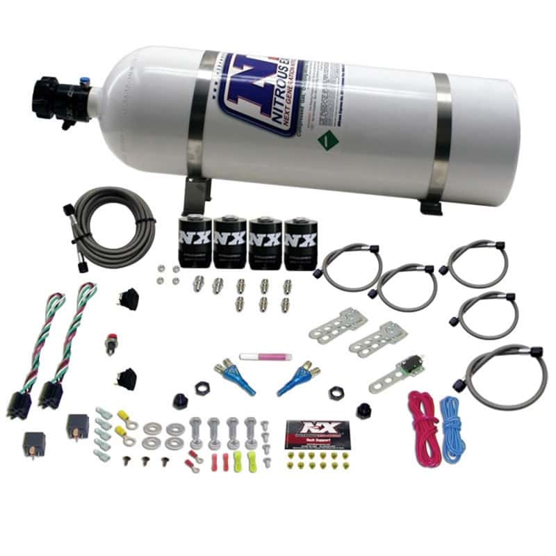 Nitrous Express — Nitrous Express GM EFI Dual Stage Nitrous Kit (50-150HP x 2) w/15lb Bottle
Injection System Kit
N2OSys - view 1