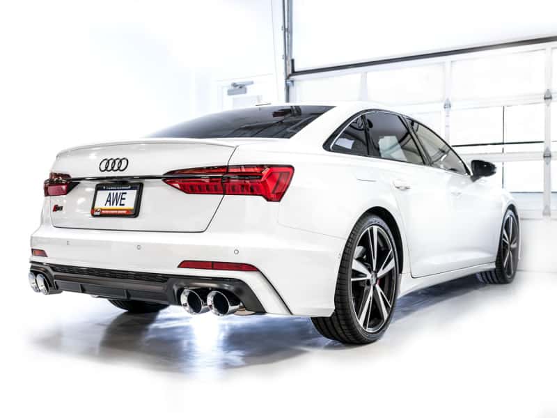 AWE Tuning — AWE Tuning 19-23 Audi C8 S6/S7 2.9T V6 AWD Track Edition Exhaust - Chrome Silver Tips
Track Exhaust - view 7