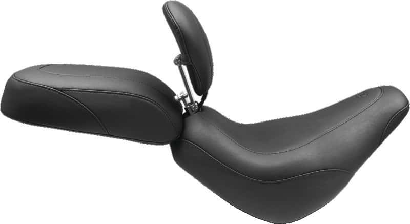 Mustang Motorcycle — Mustang 18-21 Harley Breakout Wide Tripper Passenger Seat - Brown - view 2