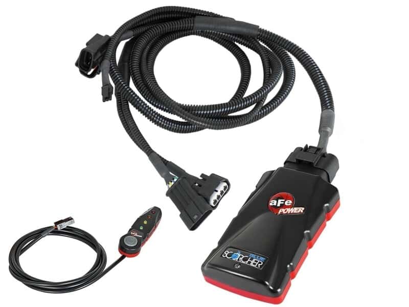 aFe — aFe Scorcher Blue Module 22-24 Toyota Tundra / 23-24 Sequoia V6-3.4L (tt)
Power Module - view 3