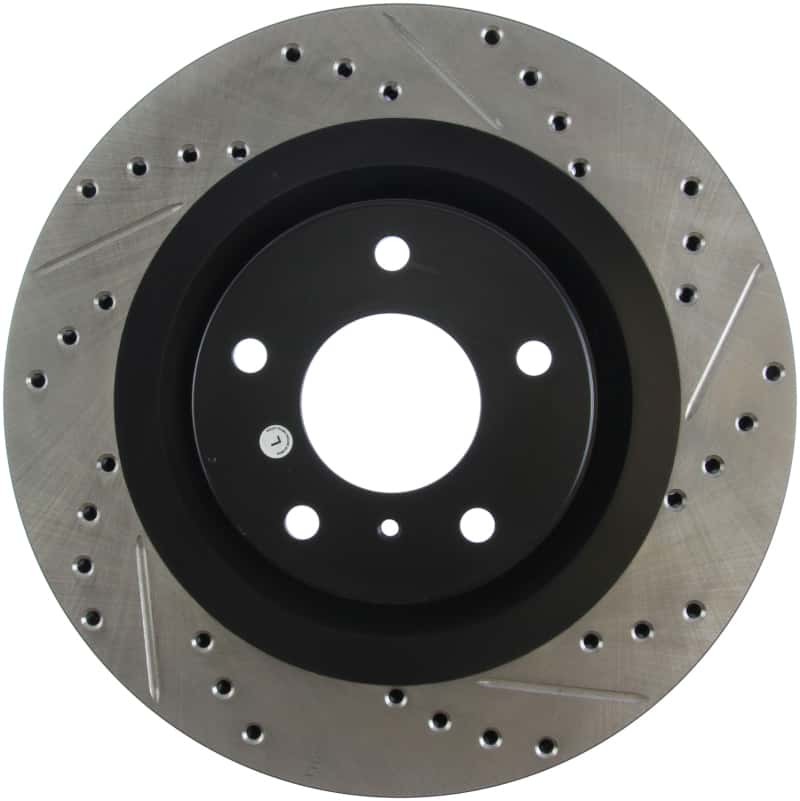 Stoptech — StopTech 06-07 350Z / 05-07 G35 exp Sport/ 06-07 G35X SportStop Slotted & Drilled Front Left Rotor
Disc Brake Rotor
Slot/Drill Rotor - view 8