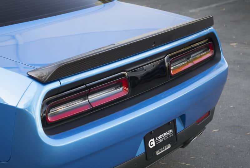 Anderson Composites — Anderson Composites 09-14 Dodge Challenger Rear Spoiler - view 5