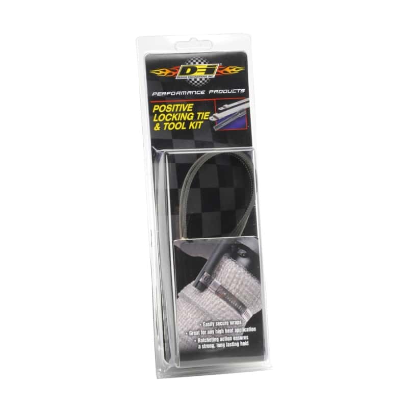 DEI — DEI Stainless Steel Positive Locking Tie & Tool Kit - 8in (8 Pack) & 14in (4 Pack)
Heat Shield Tie - view 3