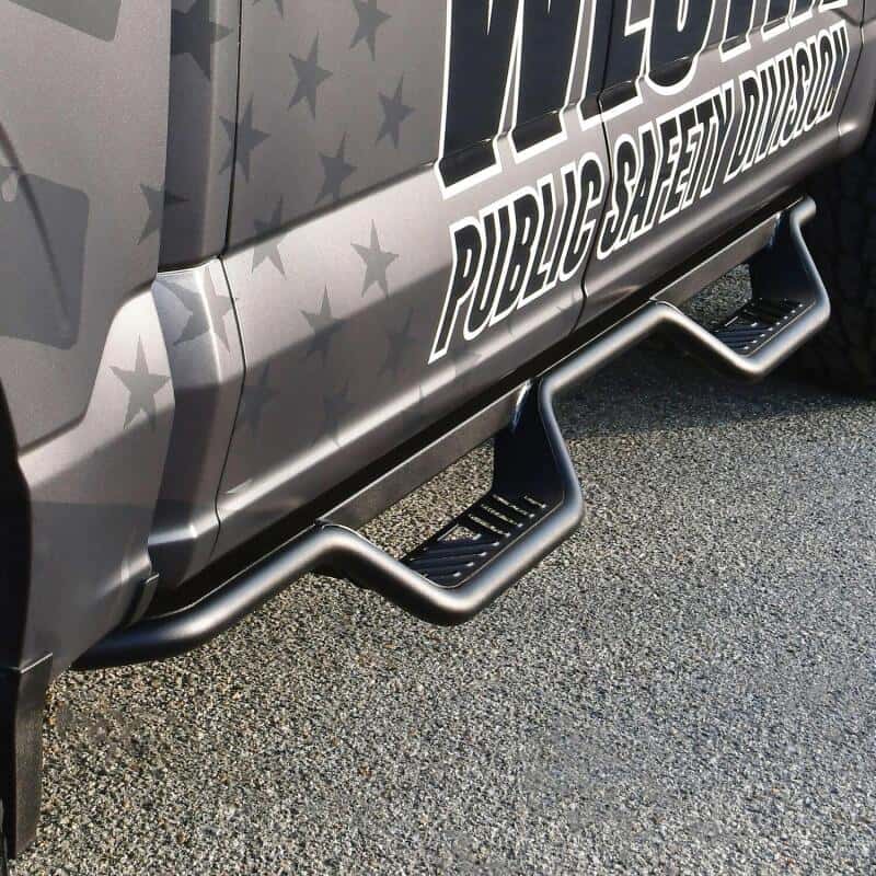 Westin — Westin 15-22 Ford F-150 SuperCrew / 17-22 F-250/350 Crew Cab Outlaw Nerf Step Bars - Textured Black
Nerf Drop Step Bars - view 9