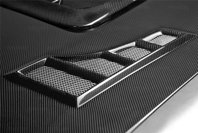 Seibon — Seibon 06-07 Subaru WRX/STi CW Carbon Fiber Hood - view 10