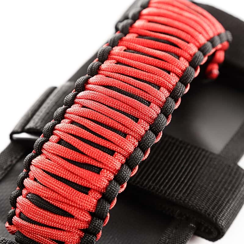 Rugged Ridge — Rugged Ridge Paracord Grab Handles Red/Black Pair
Interior Grab Bar
OFFROAD_INTERIOR - view 4